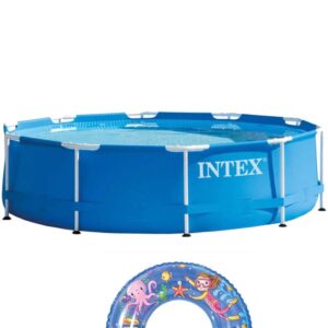 Piscina rotunda cu cadru meltalic Metal Frame Intex 28200NP, D305xH76 cm (nu contine pompa cu filtru)