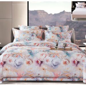 Lenjerie de pat din satin gros, 6 piese